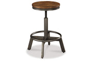 Torjin Brown/Gray Counter Height Dining Table and 2 Barstools -  Ashley - Lara Furniture