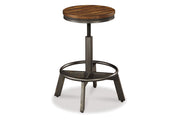 Torjin Brown/Gray Counter Height Dining Table with 4 Barstools -  Ashley - Lara Furniture