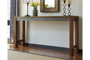 Torjin Brown/Gray Counter Height Dining Table and 2 Barstools -  Ashley - Lara Furniture