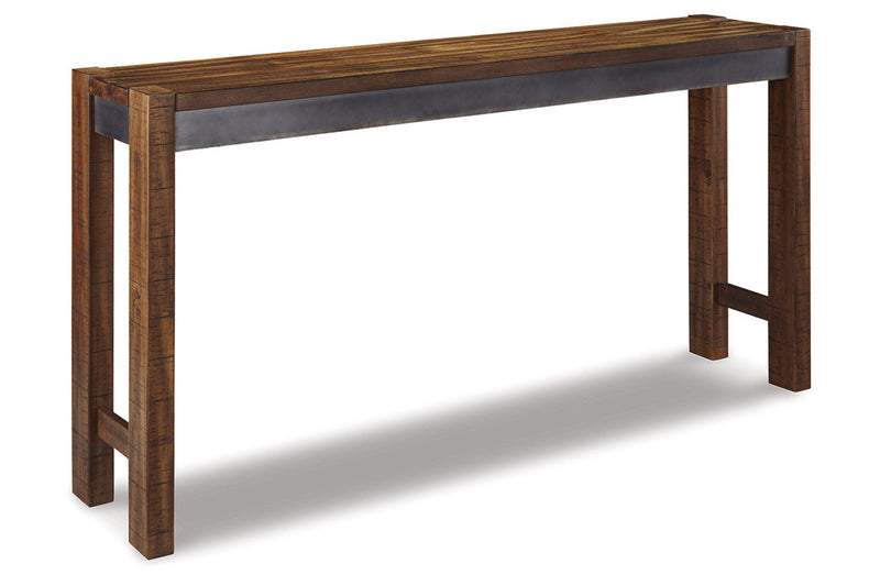 Torjin Brown/Gray Counter Height Dining Table with 4 Barstools -  Ashley - Lara Furniture
