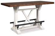 Valebeck Counter Height Dining Table and 4 Barstools from Ashley - Lara Furniture