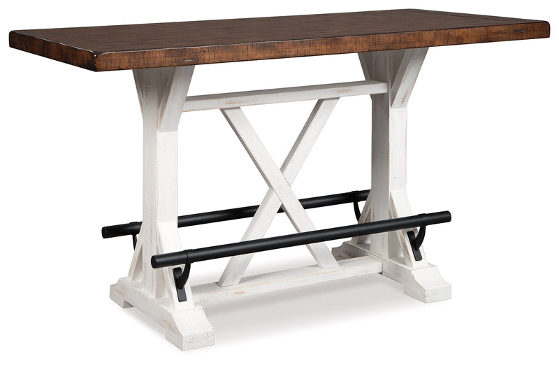 Valebeck Counter Height Dining Table and 4 Barstools from Ashley - Lara Furniture