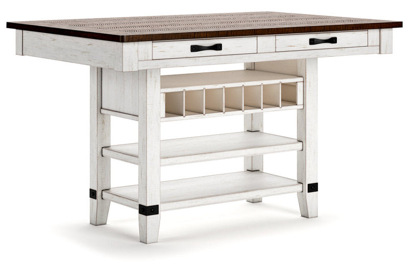 Valebeck Multi Counter Height Dining Table and 4 Barstools -  Ashley - Lara Furniture