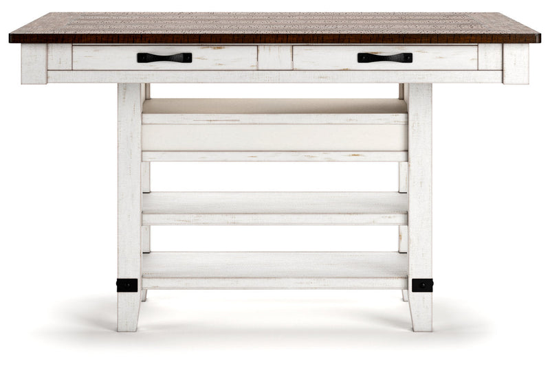 Valebeck Multi Counter Height Dining Table and 4 Barstools -  Ashley - Lara Furniture
