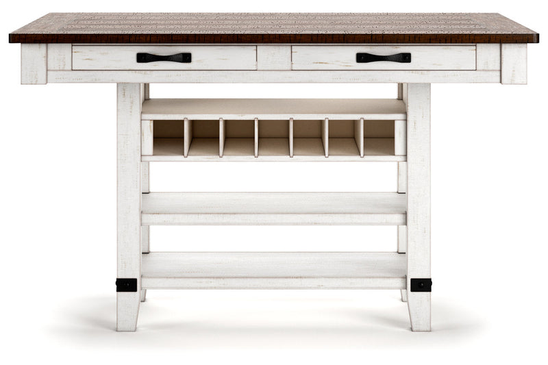 Valebeck Multi Counter Height Dining Table and 4 Barstools -  Ashley - Lara Furniture