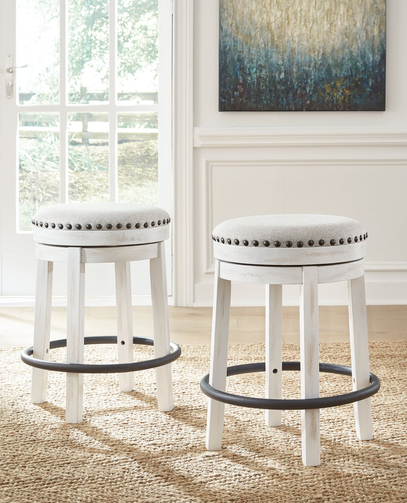 Valebeck Counter Height Dining Table and 4 Barstools from Ashley - Lara Furniture