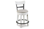 Valebeck White Counter Height Dining Table and 2 Barstools -  Ashley - Lara Furniture
