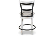 Valebeck Multi Counter Height Dining Table, 4 Barstools and Server -  Ashley - Lara Furniture