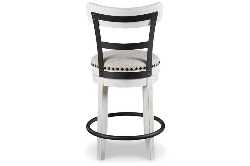 Valebeck Multi Counter Height Dining Table, 4 Barstools and Server -  Ashley - Lara Furniture
