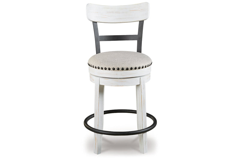 Valebeck Multi Counter Height Dining Table, 4 Barstools and Server -  Ashley - Lara Furniture