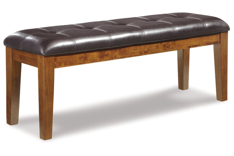 Ralene Medium Brown Dining Table and 6 Chairs and Bench -  Ashley - Lara Furniture