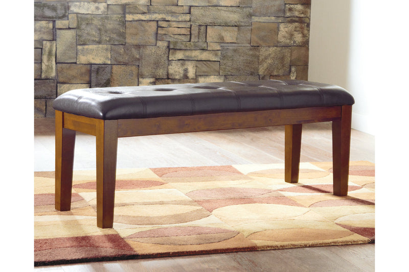 Ralene Medium Brown Dining Table and 4 Chairs and Bench -  Ashley - Lara Furniture