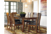 Ralene Medium Brown Dining Table and 6 Chairs -  Ashley - Lara Furniture