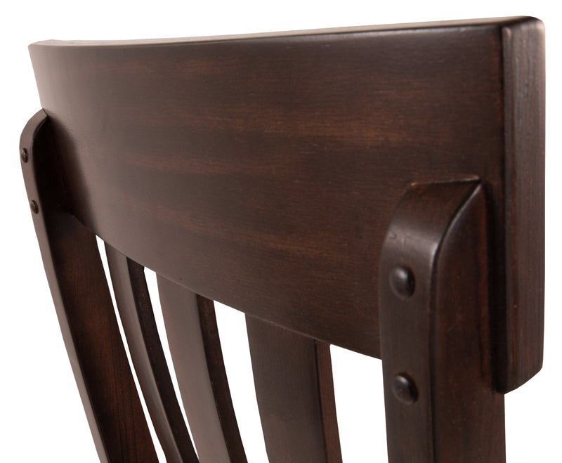 Haddigan Dining Table and 4 Chairs in Dark Brown from Ashley - Lara Furniture