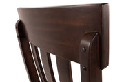 Haddigan Dark Brown Dining Table and 6 Chairs -  Ashley - Lara Furniture