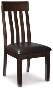 Haddigan Dining Table and 4 Chairs in Dark Brown from Ashley - Lara Furniture
