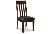 Haddigan Dark Brown Dining Table and 8 Chairs -  Ashley - Lara Furniture