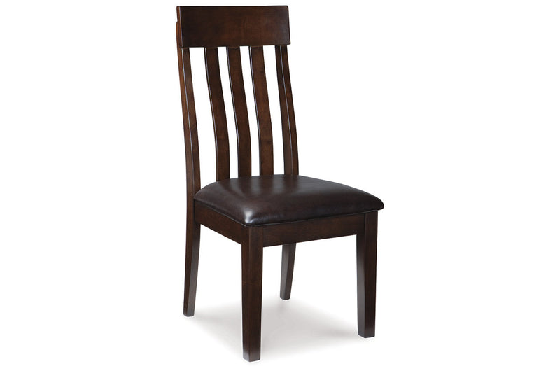 Haddigan Dark Brown Dining Table and 6 Chairs -  Ashley - Lara Furniture
