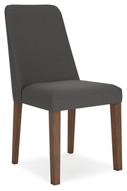 Lyncott Extension Dining Table and 4 Charcoal/Brown Chairs from Ashley - Lara Furniture