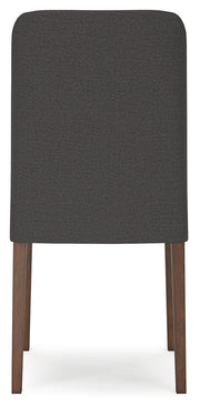 Lyncott Extension Dining Table and 4 Charcoal/Brown Chairs from Ashley - Lara Furniture