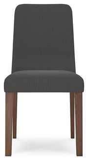 Lyncott Extension Dining Table and 4 Charcoal/Brown Chairs from Ashley - Lara Furniture