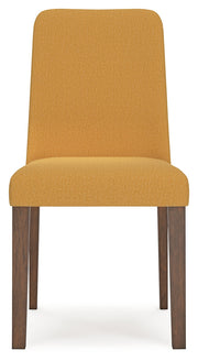 Lyncott Mustard/Brown Dining Table and 4 Chairs from Ashley - Lara Furniture