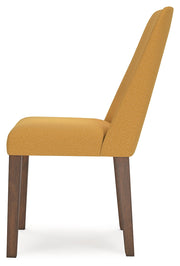 Lyncott Mustard/Brown Dining Table and 4 Chairs from Ashley - Lara Furniture