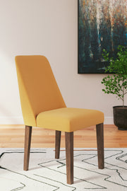 Lyncott Mustard/Brown Dining Table and 4 Chairs from Ashley - Lara Furniture