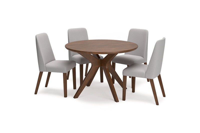 Lyncott Multi Dining Table and 4 Chairs -  Ashley - Lara Furniture