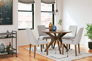 Lyncott Multi Dining Table and 4 Chairs -  Ashley - Lara Furniture