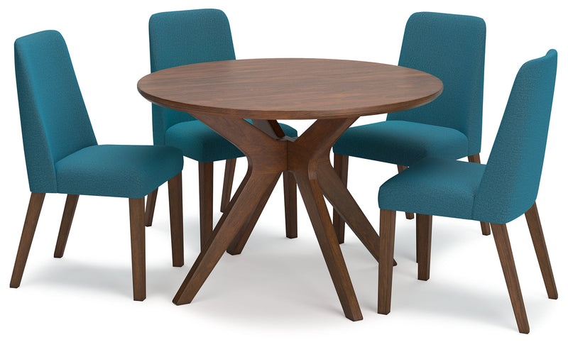 Lyncott Dining Table and 4 Chairs from Ashley - Lara Furniture