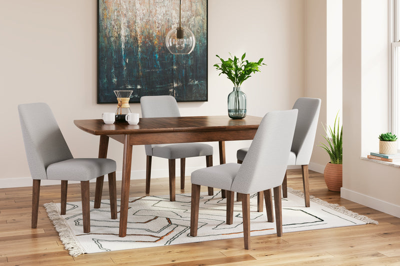 Lyncott Extension Dining Table and 4 Chairs from Ashley - Lara Furniture