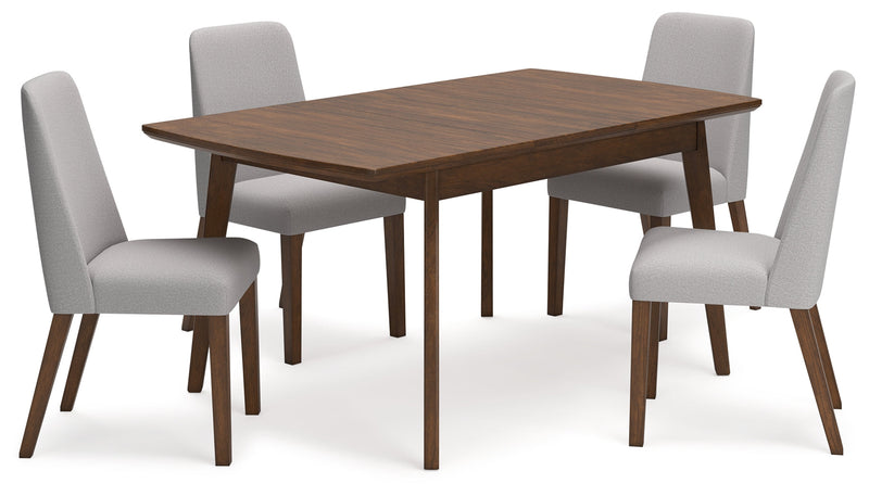 Lyncott Extension Dining Table and 4 Chairs from Ashley - Lara Furniture