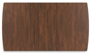 Lyncott Mustard/Brown Dining Table and 4 Chairs from Ashley - Lara Furniture