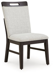 Neymorton Dining Table and 10 Chairs in Dark Grayish Brown from Ashley - Lara Furniture