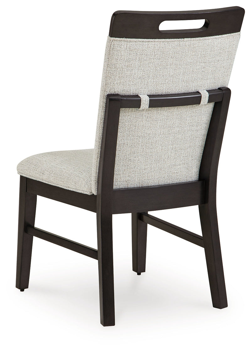 Neymorton Dining Table and 10 Chairs in Dark Grayish Brown from Ashley - Lara Furniture
