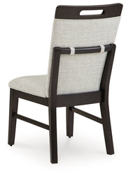 Neymorton Dining Table and 10 Chairs in Dark Grayish Brown from Ashley - Lara Furniture
