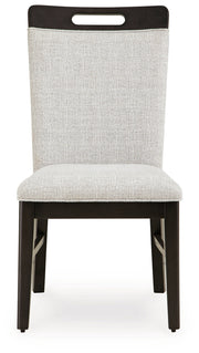 Neymorton Dining Table and 10 Chairs in Dark Grayish Brown from Ashley - Lara Furniture