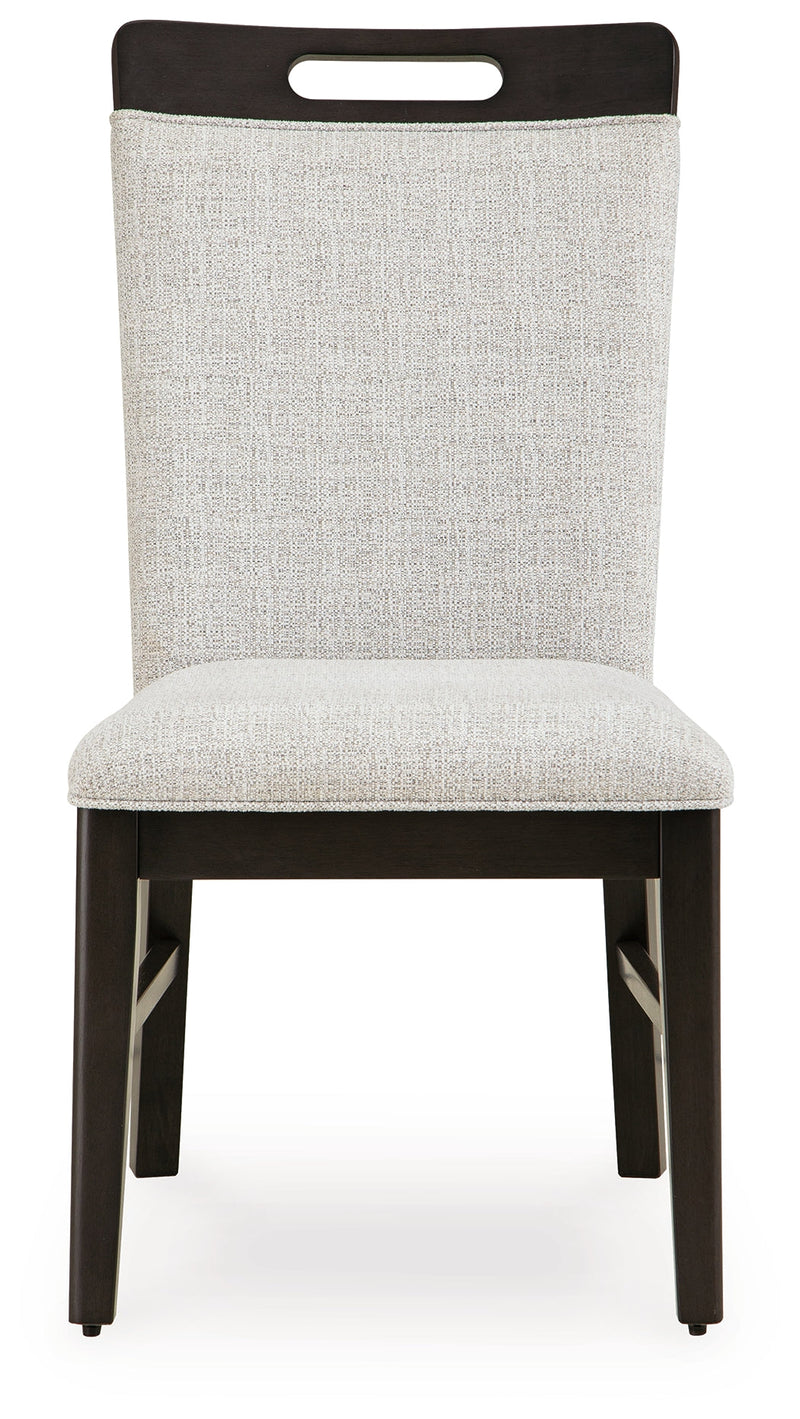 Neymorton Dining Table and 10 Chairs in Dark Grayish Brown from Ashley - Lara Furniture