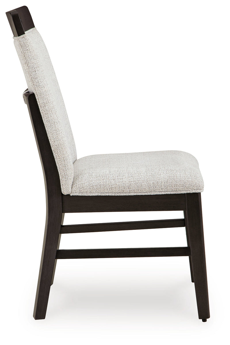 Neymorton Dining Table and 10 Chairs in Dark Grayish Brown from Ashley - Lara Furniture