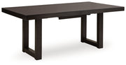 Neymorton Dining Table and 10 Chairs in Dark Grayish Brown from Ashley - Lara Furniture