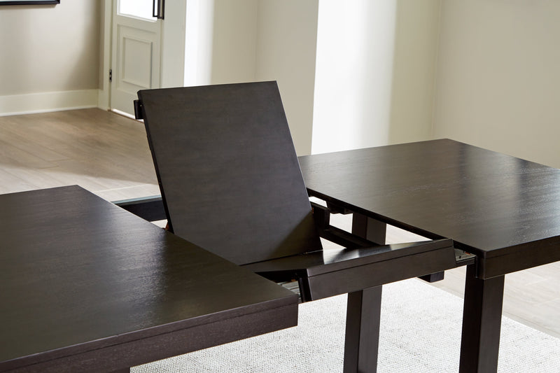 Neymorton Dining Table and 10 Chairs in Dark Grayish Brown from Ashley - Lara Furniture