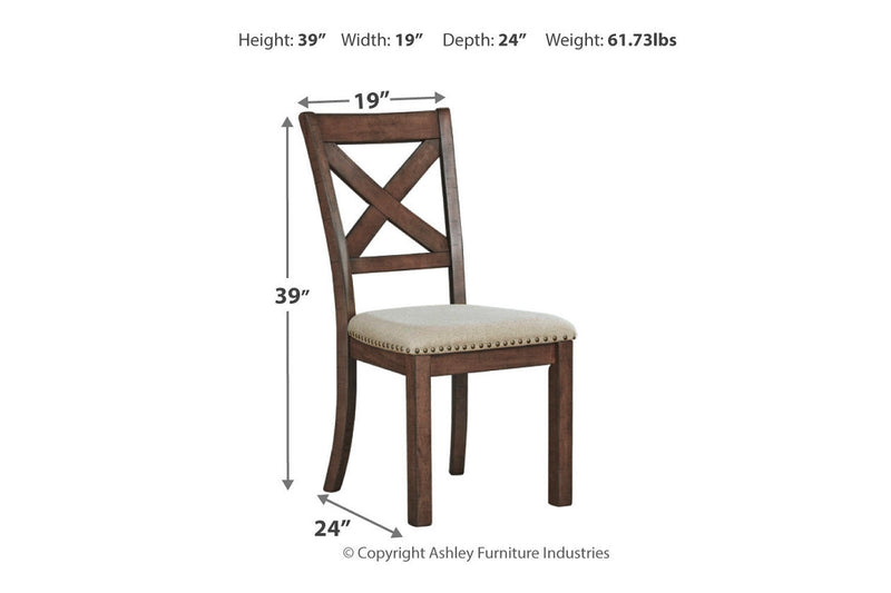 Moriville Beige Dining Table and 4 Chairs and Bench -  Ashley - Lara Furniture