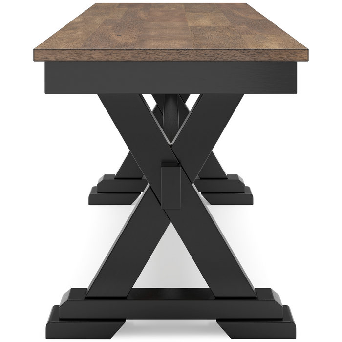 Wildenauer Brown/Black Dining Table and 6 Chairs