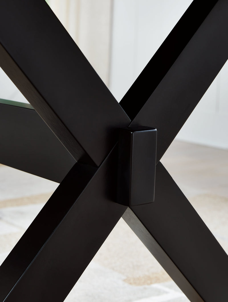 Wildenauer Brown/Black Dining Table with 2 Chairs and Bench from Ashley - Lara Furniture