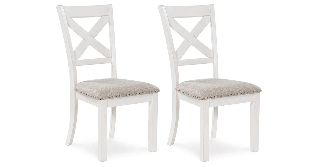 Robbinsdale Antique White Dining Chair, Set of 2