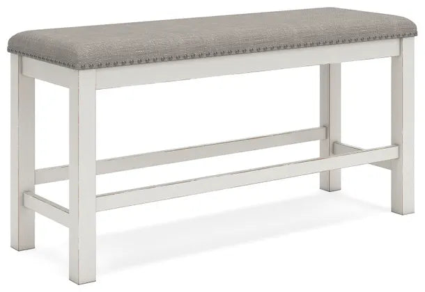 Robbinsdale Antique White Counter UPH Bench