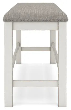 Robbinsdale Antique White Counter UPH Bench