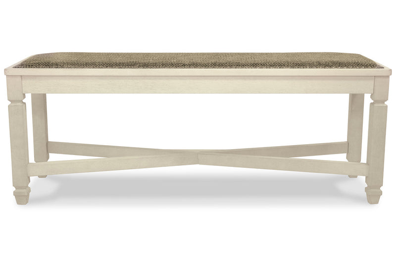 Bolanburg Two-tone Dining Table, 6 Chairs, and Bench -  Ashley - Lara Furniture