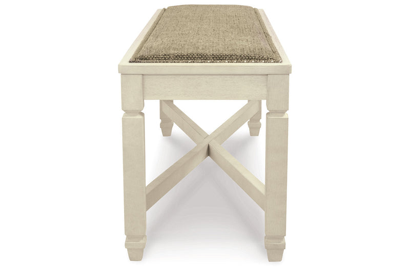 Bolanburg Two-tone Dining Table, 6 Chairs, and Bench -  Ashley - Lara Furniture